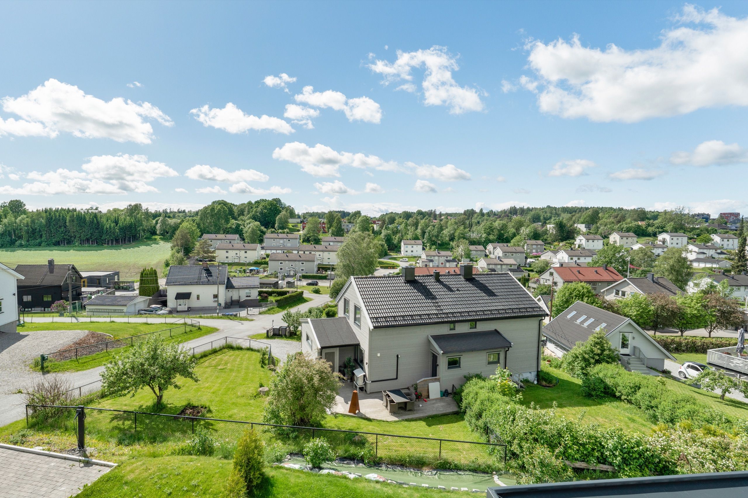 Utsikten fra takterrassen